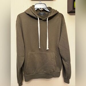 Forever 21 Men's Olive Green Hoodie